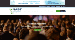 Desktop Screenshot of nabt.org